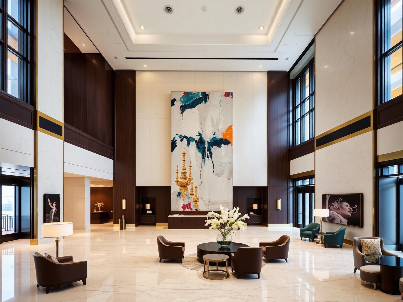 Logis Hotel Canada grand lobby